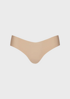 Commando Invisible Rib Thong in Beige | Shop Tula
