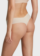 Commando Invisible Rib Thong in Beige | Shop Tula