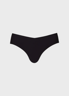 Commando Invisible Rib Thong in Black | Shop Tula