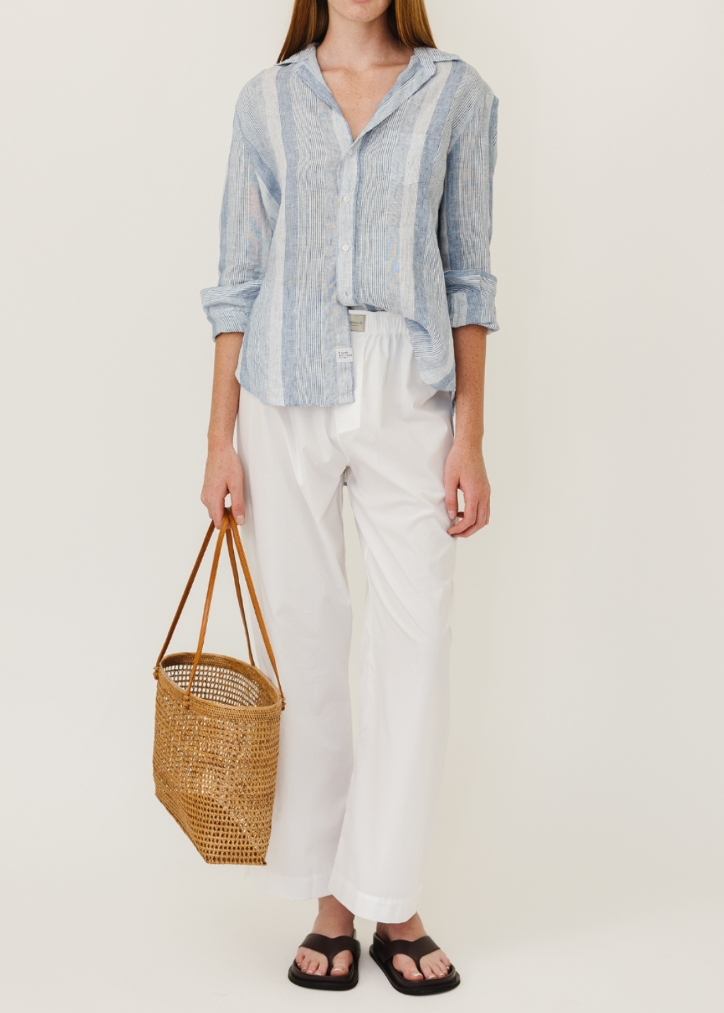 Comme Si La Boxer Alta Cotton in White | Shop Tula