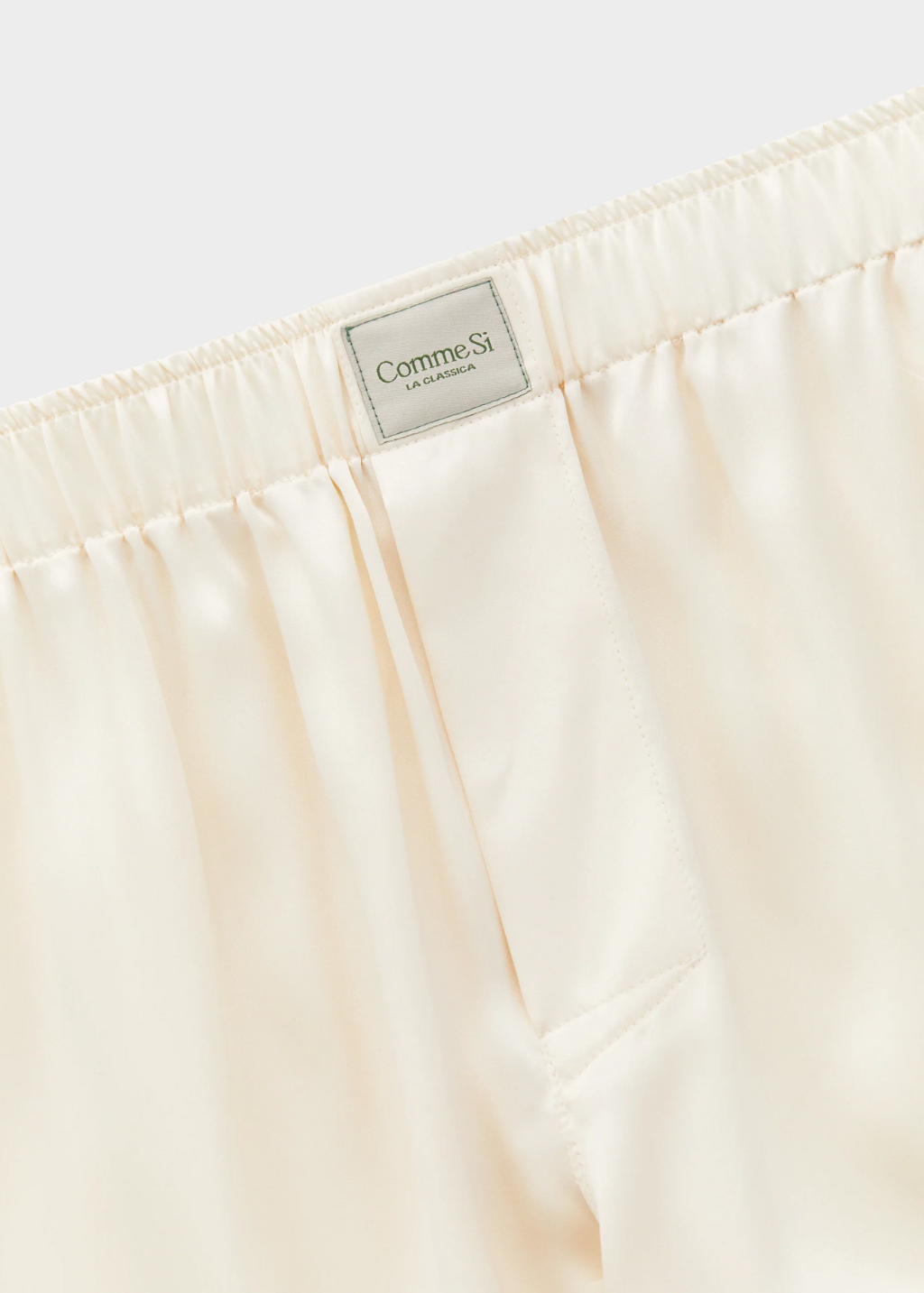 Comme Si La Boxer Alta Silk in Cream | Shop Tula