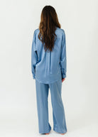 Comme Si La Boxer Alta Silk in Periwinkle Back | Shop Tula