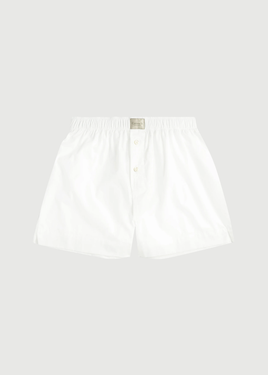 Comme Si La Boxer Classica Cotton in White | Shop Tula
