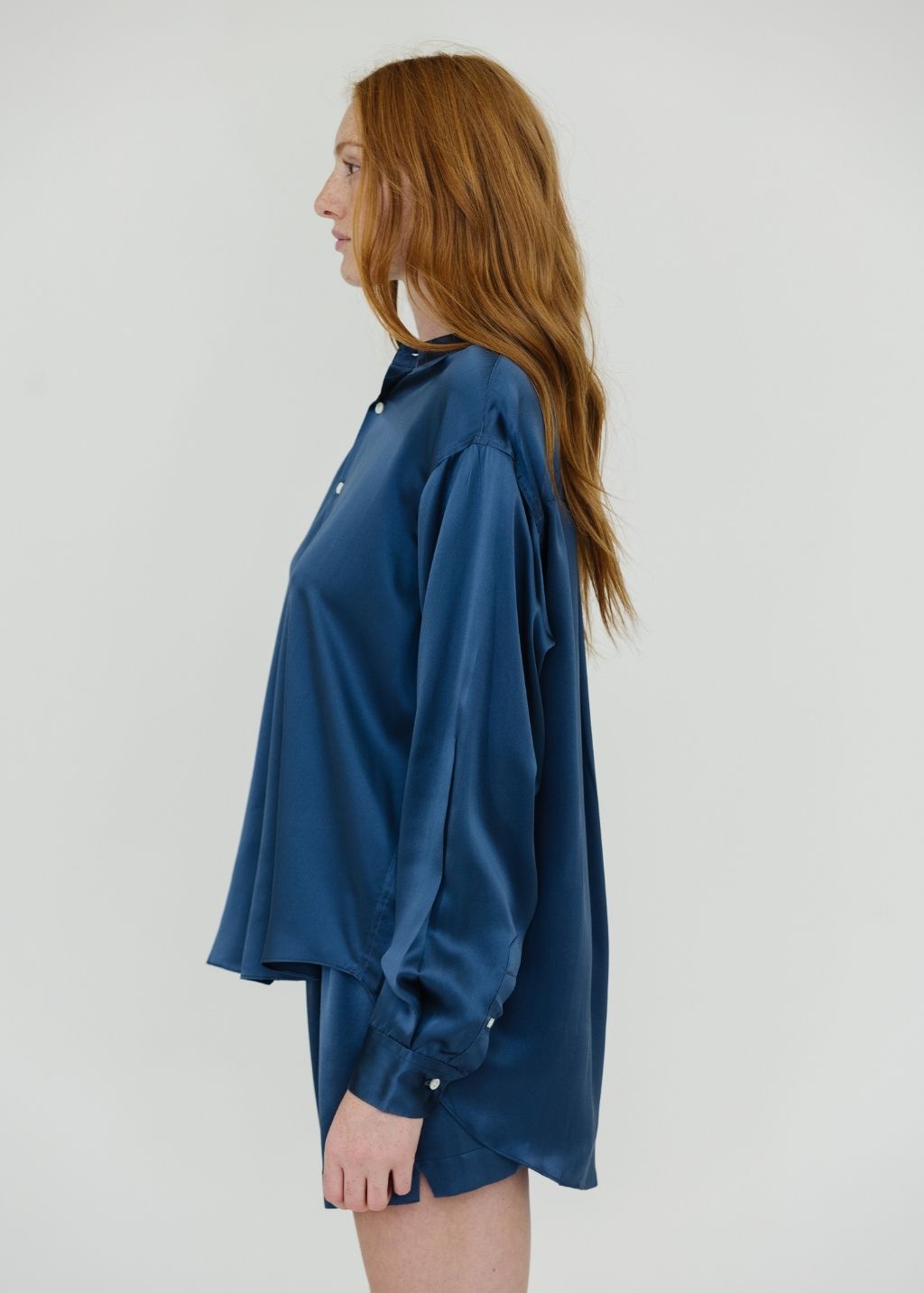 Comme Si La Boxer Classica Silk in Blue | Shop Tula