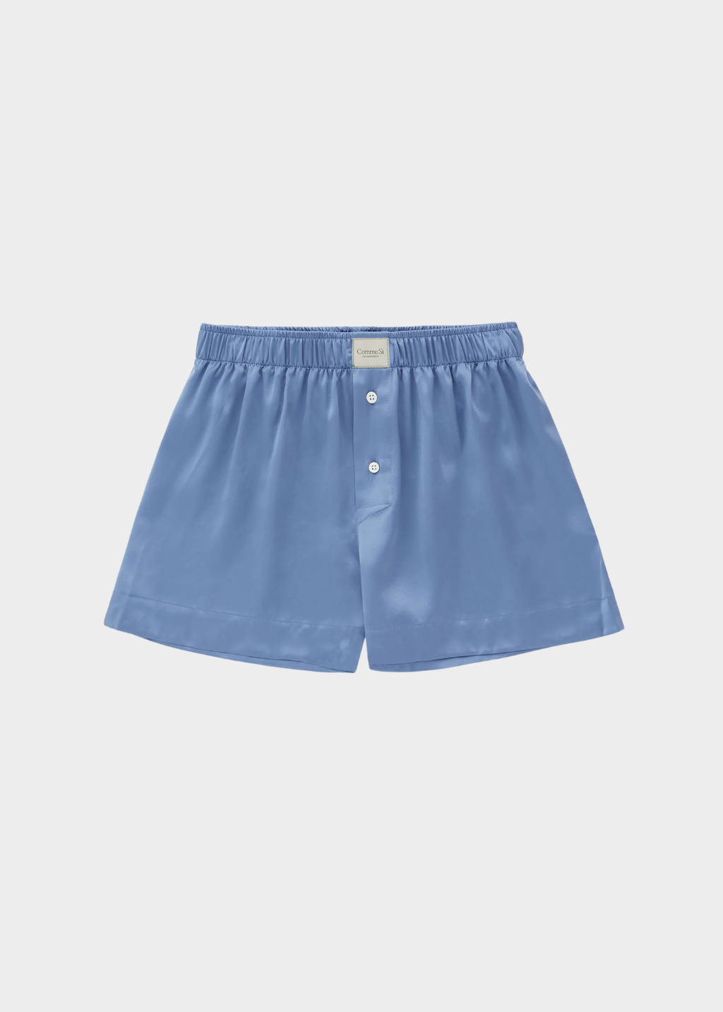 Comme Si La Boxer Classica Silk in Periwinkle | Shop Tula