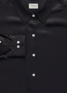 Comme Si La Shirt Classica Silk in Black | Shop Tula