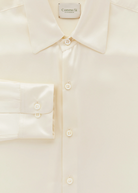 Comme Si La Shirt Classica Silk in Cream | Shop Tula