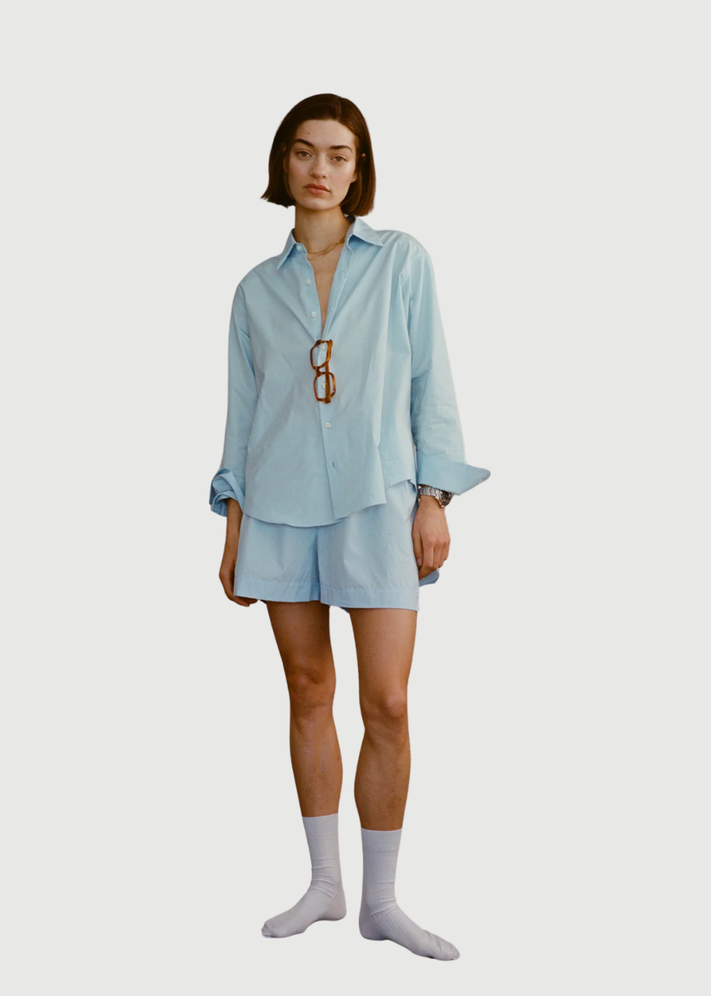 Comme Si La Shirt Classica in Marina | Shop Tula