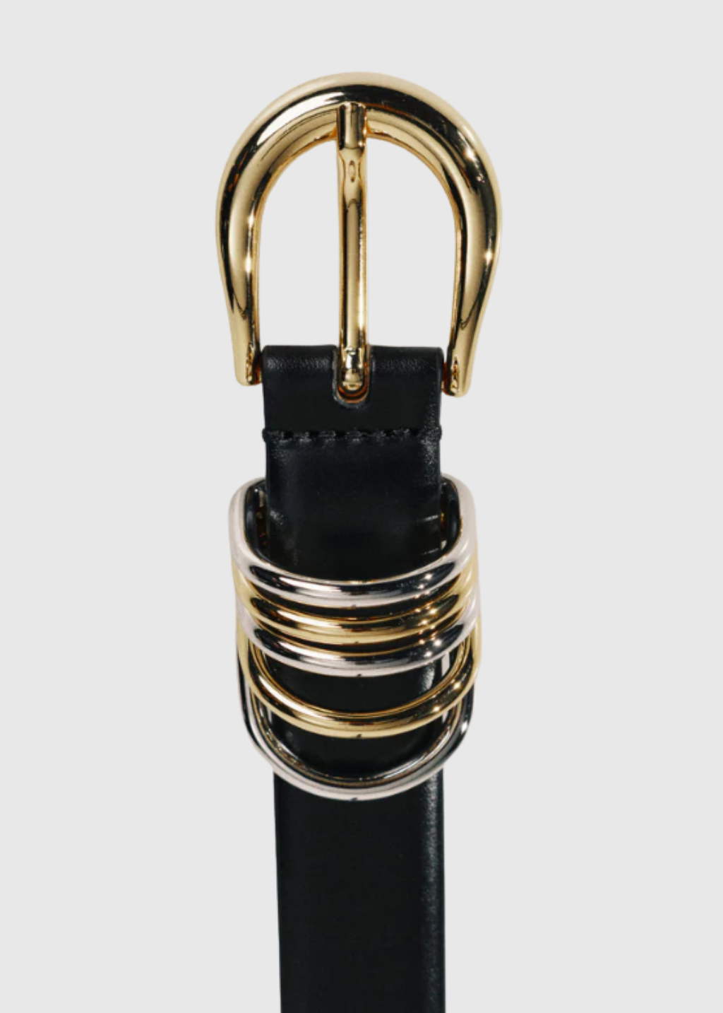 Déhanche Hollyhock Belt in Black/Silver&Gold | Shop Tula