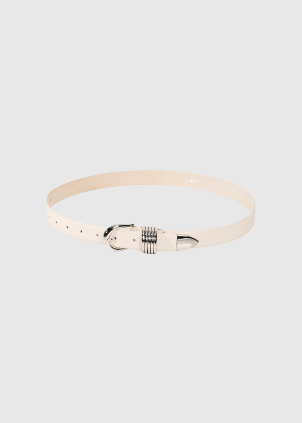 Déhanche Hollyhock Belt in Ivory/Silver | Shop Tula