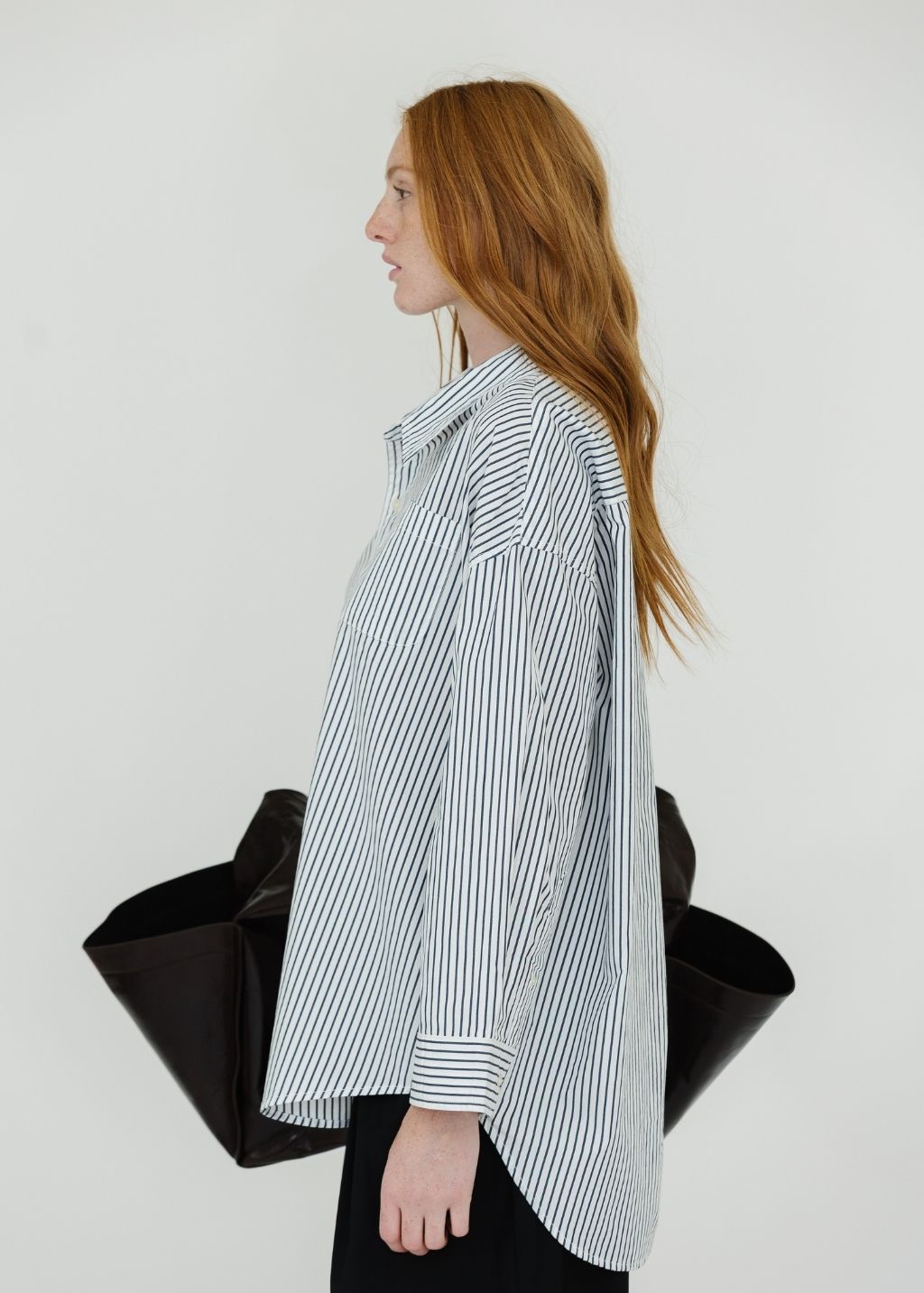 Denimist Button Front Shirt in Stripe | Shop Tula