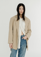 Denimist Deconstructed Blazer With Belt | Shop Tula