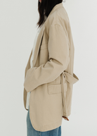 Denimist Deconstructed Blazer With Belt | Shop Tula