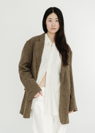 Denimist Deconstructed Blazer in Brown | Shop Tula
