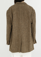 Denimist Deconstructed Blazer in Brown | Shop Tula
