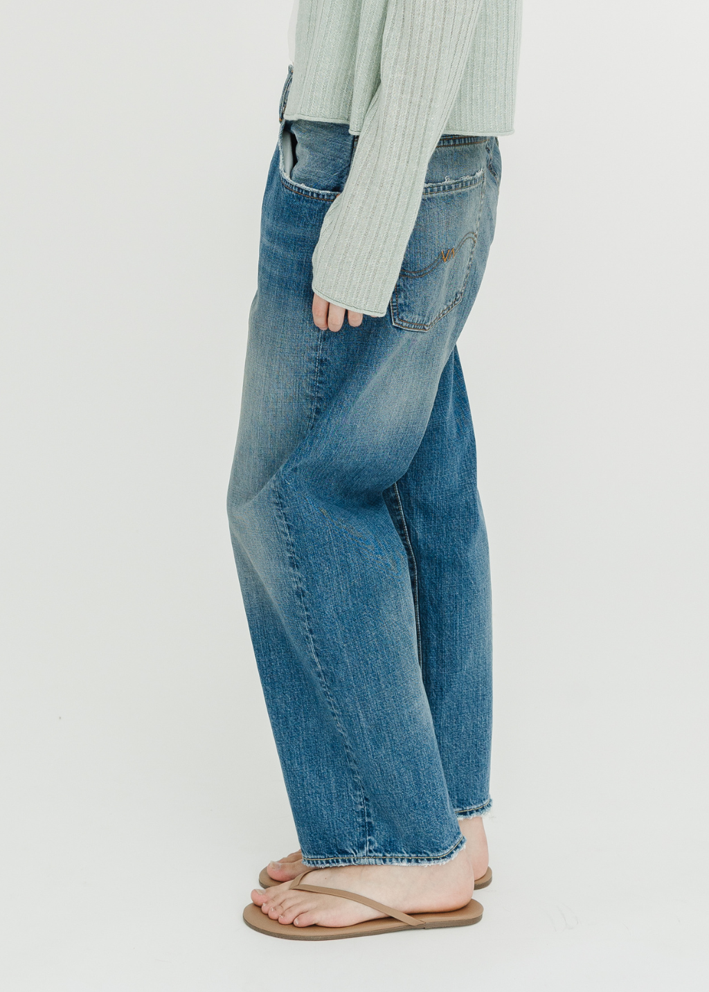 Denimist Haisley Slouch BF Jean in Rehan Blue | Shop Tula