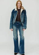 Denimist Iris Boxy Trucker Jacket in Fenimore Blue | Shop Tula