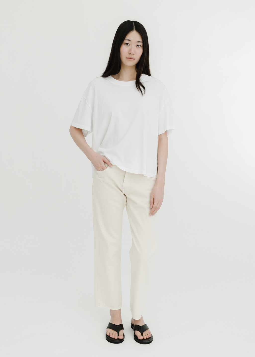 Denimist Lucy BF Jean in Barley Khaki | Shop Tula