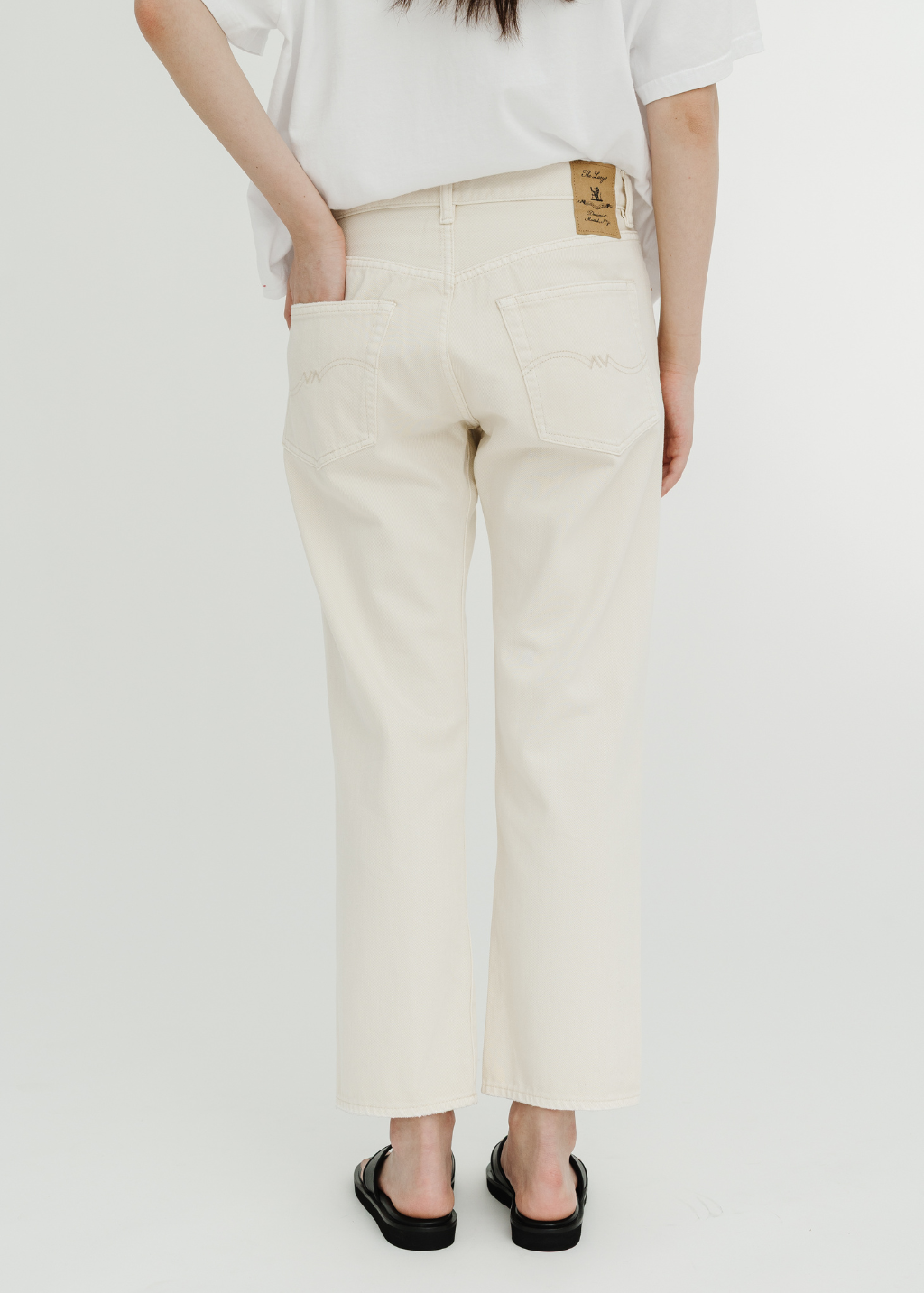 Denimist Lucy BF Jean in Barley Khaki | Shop Tula