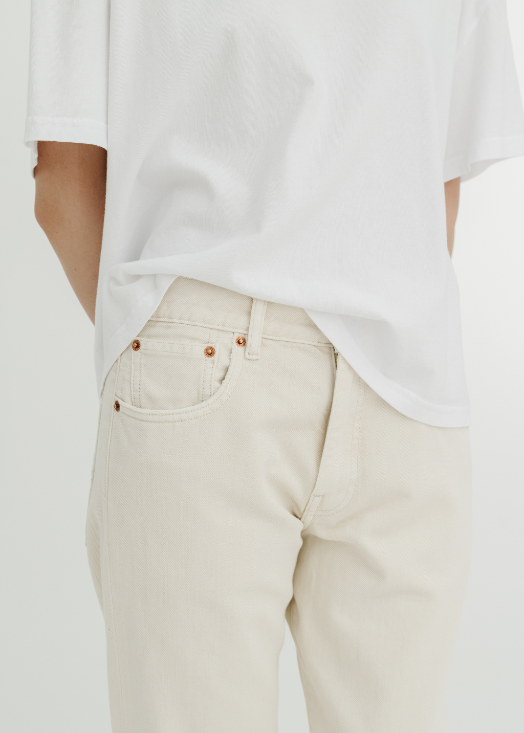 Denimist Lucy BF Jean in Barley Khaki | Shop Tula