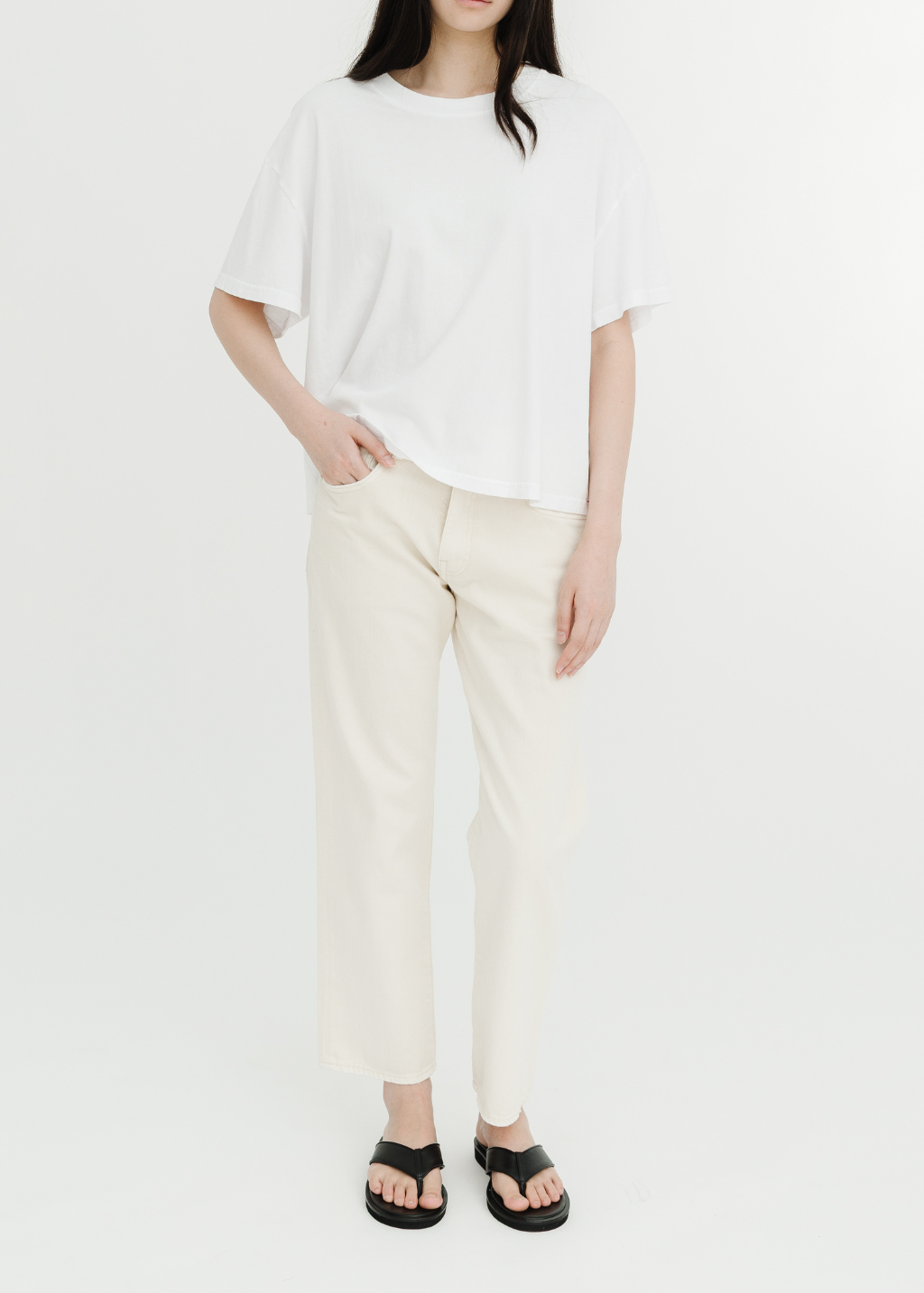 Denimist Lucy BF Jean in Barley Khaki | Shop Tula