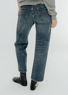Denimist Lucy Boyfriend Jean in Sloane Indigo | Shop Tula