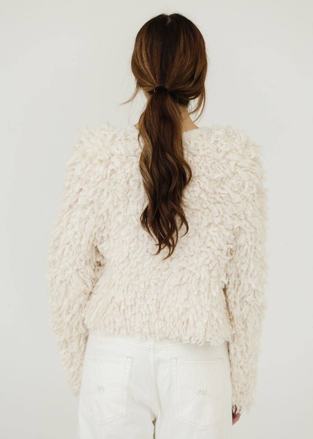 Denimist Lucy Boyfriend Jean in White Back | Shop Tula