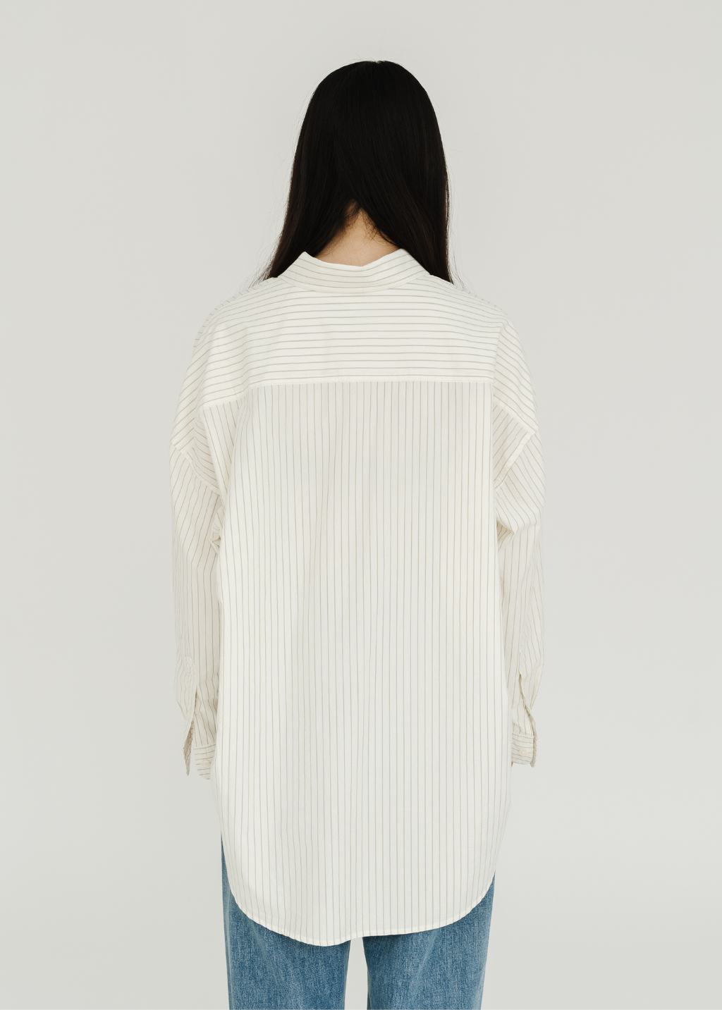 Denimist Sutton Striped Button Front Shirt in Olive Green | Shop Tula