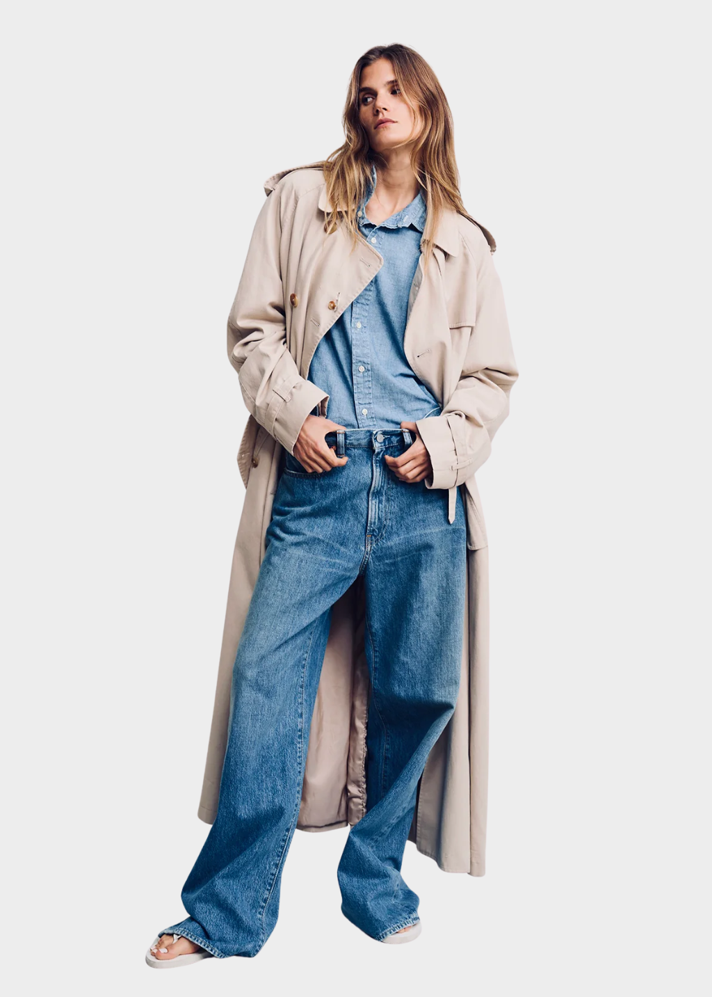 Denimist Teri Wide Leg Jean in Rehan Blue | Shop Tula