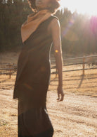 ELIZABETH Leather Bandana in Brown | Shop Tula