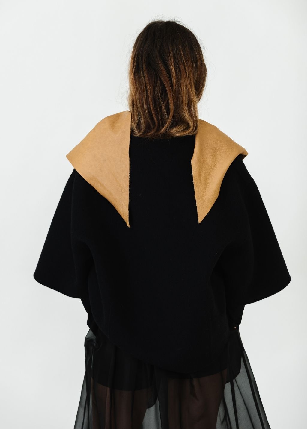 ELIZABETH Leather Triangle Bandana | Shop Tula