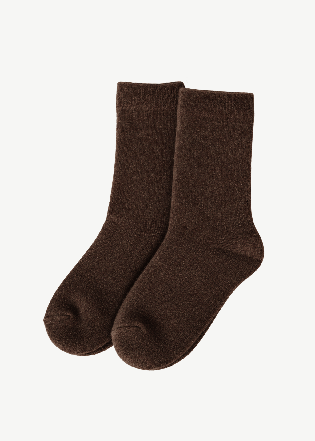 ELMNTL Cashmere Wool Socks in Brown | Shop Tula