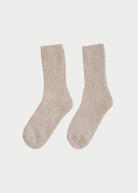ELMNTL Super Soft Wool Sock in Beige | Shop Tula