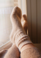 ELMNTL Super Soft Wool Sock in Beige | Shop Tula