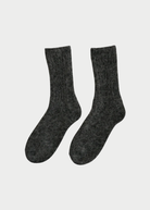 ELMNTL Super Soft Wool Socks in Charcoal | Shop Tula