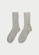 ELMNTL Super Soft Wool Socks in Grey | Shop Tula