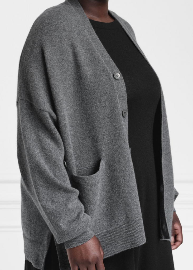 Extreme Cashmere N24 Tokio Cardigan in Felt | Tula's Online Boutique