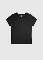 FLORE FLORE Car Baby Tee in Black | Shop Tula