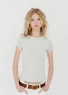 FLORE FLORE Car Baby Tee in Heather Grey | Shop Tula