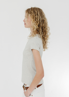 FLORE FLORE Car Baby Tee in Heather Grey | Shop Tula