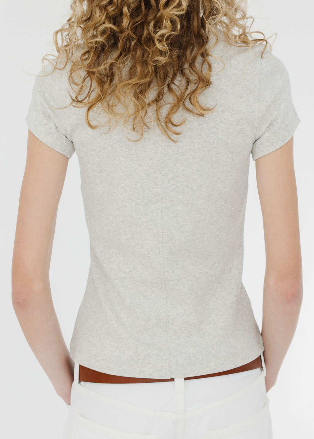 FLORE FLORE Car Baby Tee in Heather Grey | Shop Tula