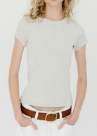 FLORE FLORE Car Baby Tee in Heather Grey | Shop Tula