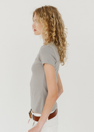 FLORE FLORE Car Baby Tee in Mouse | Shop Tula