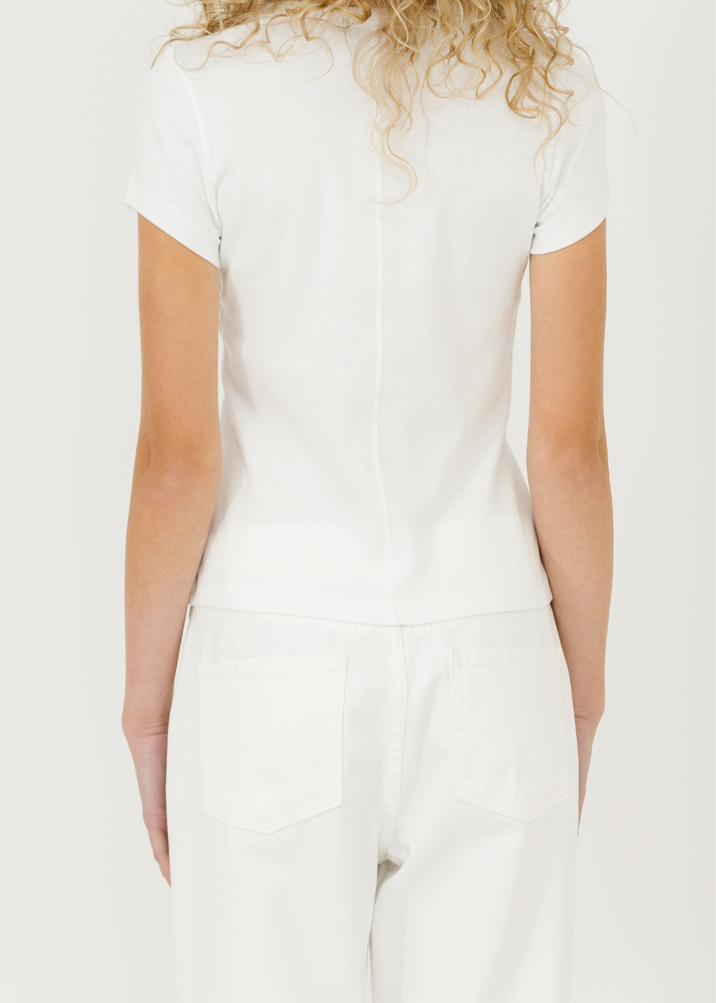 FLORE FLORE Car Baby Tee in White| Shop Tula