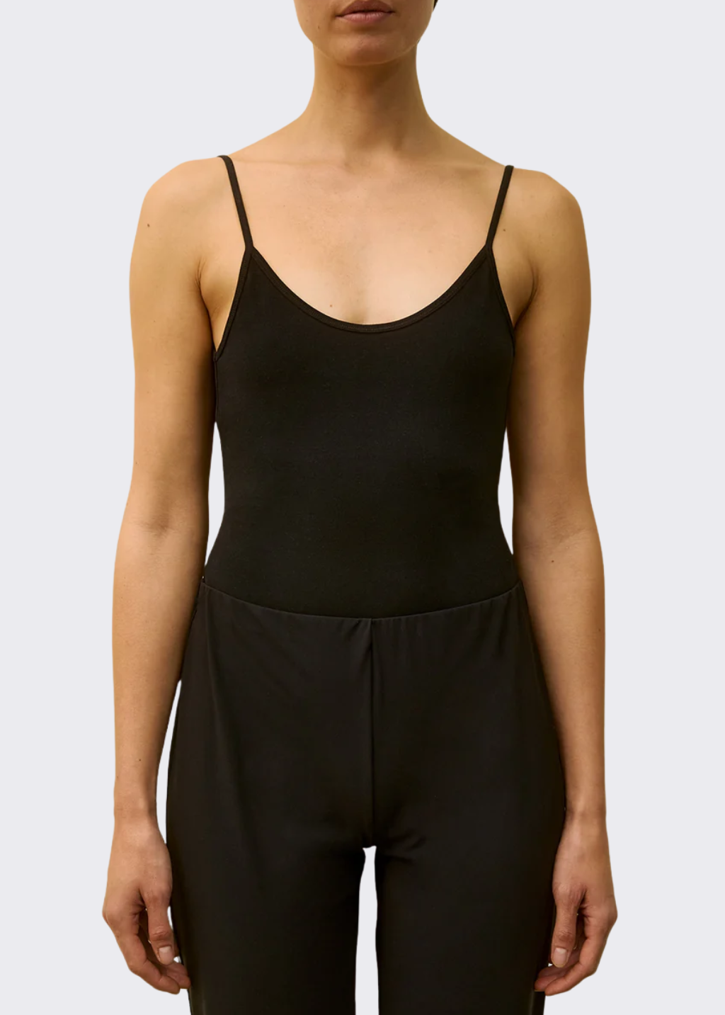 FLORE FLORE Carli Bodysuit in Black | Shop Tula