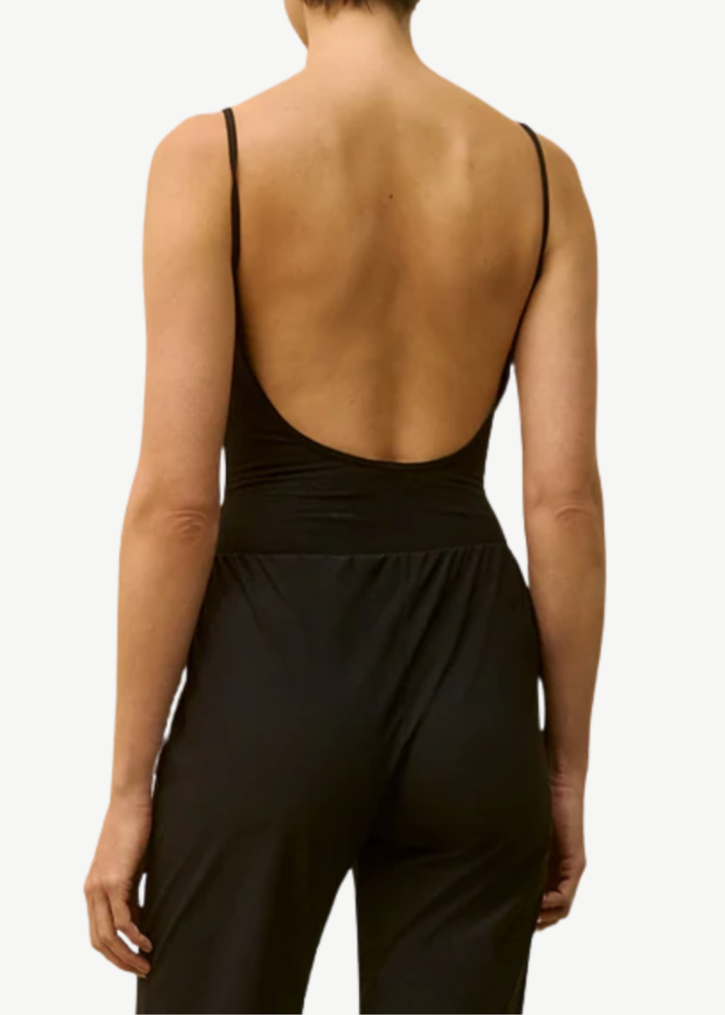 FLORE FLORE Carli Bodysuit in Black | Shop Tula