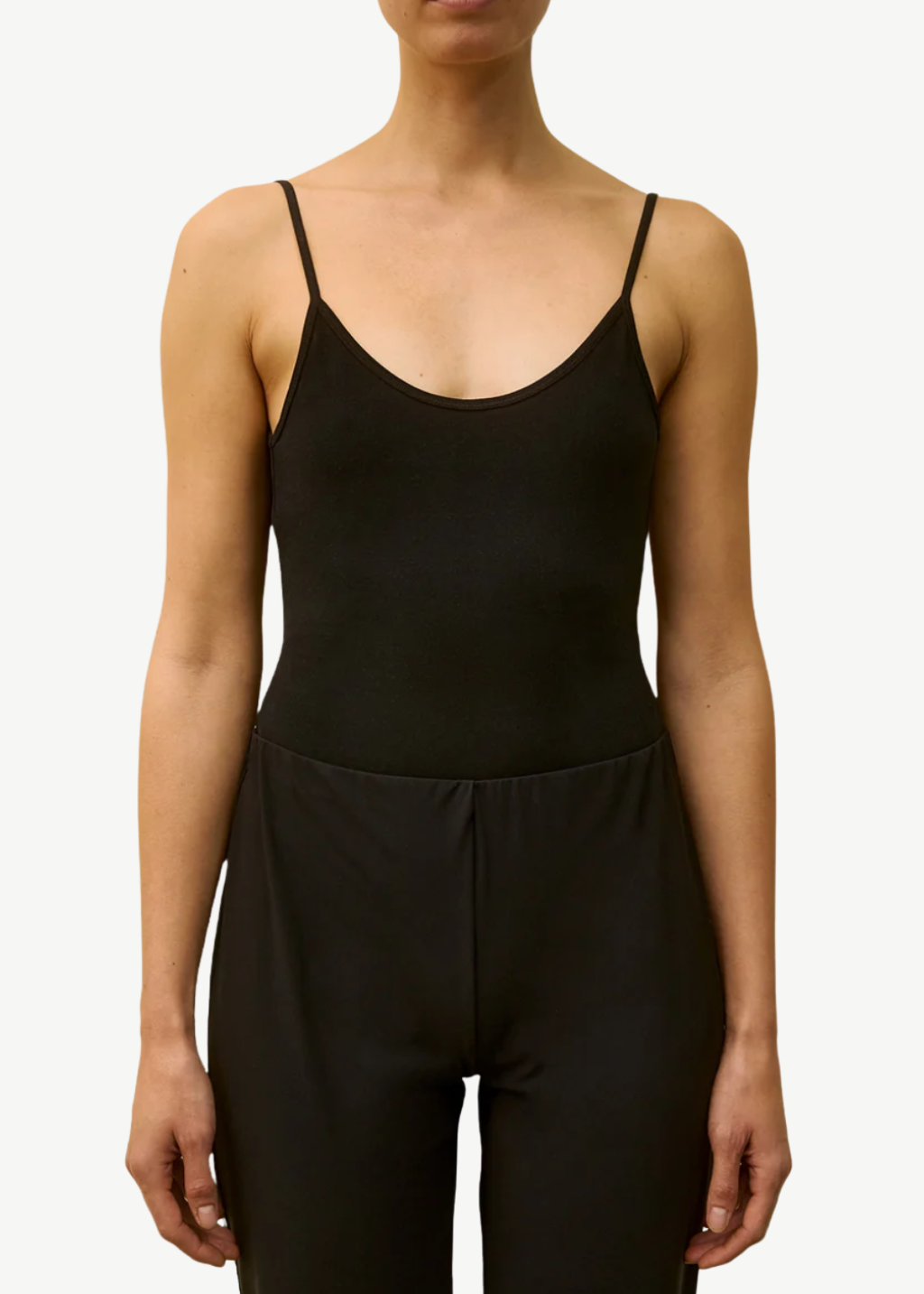 FLORE FLORE Carli Bodysuit in Black | Shop Tula