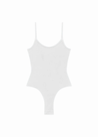 FLORE FLORE Carli Bodysuit in White | Shop Tula