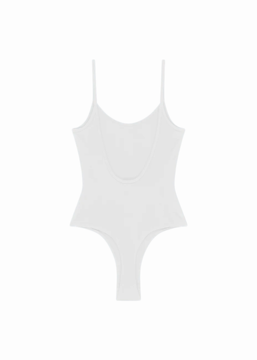 FLORE FLORE Carli Bodysuit in White | Shop Tula
