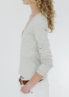 FLORE FLORE Dewi Longsleeve in Heather Grey | Shop Tula